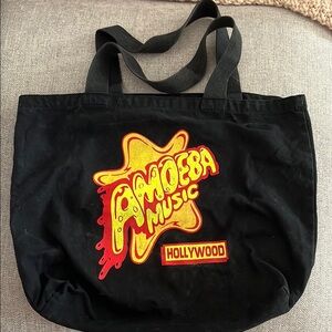 Amoeba Music Black Tote Bag